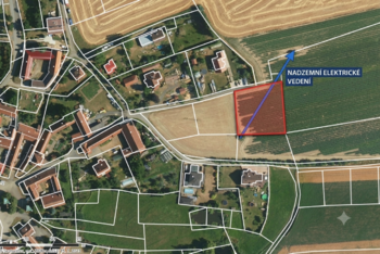 Prodej pozemku 1998 m², Chmelná