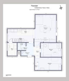 Prodej bytu 4+1 v osobním vlastnictví 73 m², Praha 4 - Záběhlice