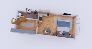 Pronájem bytu 1+kk v osobním vlastnictví 1225 m², Praha 4 - Chodov