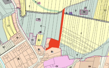 Prodej pozemku 3381 m², Osvětimany