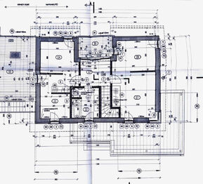 Půdorys 1.patro - Prodej domu 168 m², Měchenice