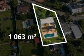 Vizualizace domu - Prodej pozemku 1063 m², Chýně