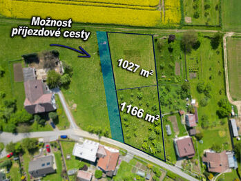 Prodej pozemku 2193 m², Stará Ves nad Ondřejnicí