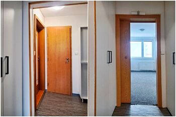 Chodbička s úložným prostorem - Pronájem bytu 3+1 v osobním vlastnictví 73 m², Hodonín