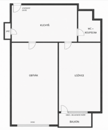 Pronájem bytu 2+kk v osobním vlastnictví 52 m², Praha 10 - Vršovice