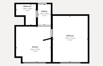 Prodej bytu 1+1 v družstevním vlastnictví 35 m², Ústí nad Orlicí