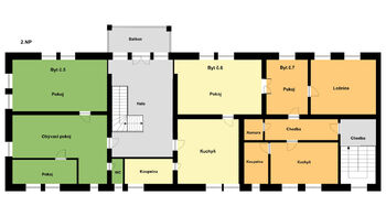 Prodej nájemního (činžovního) domu 420 m², Velká Kraš