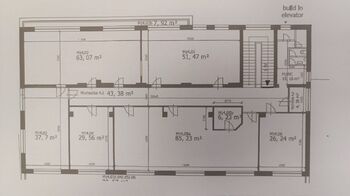Pronájem kancelářských prostor 319 m², Praha 5 - Smíchov