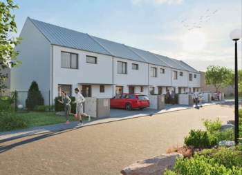 Pohled na dům z ulice - Prodej domu 134 m², Opatovice nad Labem