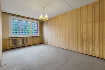 Obývací pokoj - Prodej bytu 2+kk v družstevním vlastnictví 42 m², Praha 4 - Kamýk
