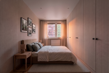 Vizualizace ložnice - Prodej bytu 2+kk v družstevním vlastnictví 42 m², Praha 4 - Kamýk