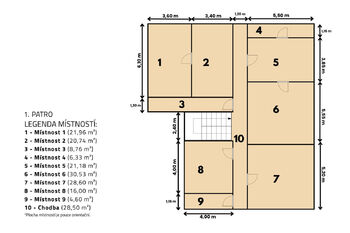 Prodej domu 735 m², Zemětice