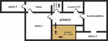Pronájem bytu 4+1 v osobním vlastnictví 95 m², Kadaň