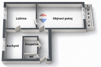 Pronájem bytu 2+1 v osobním vlastnictví 51 m², Havířov