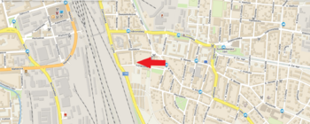 mapa - Pronájem bytu 2+kk v osobním vlastnictví 46 m², České Budějovice