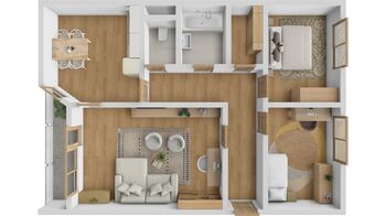 Prodej bytu 3+1 v osobním vlastnictví 87 m², Praha 10 - Strašnice