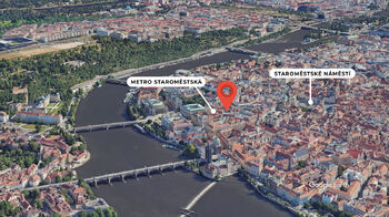 Pronájem bytu 2+kk v družstevním vlastnictví 58 m², Praha 1 - Staré Město