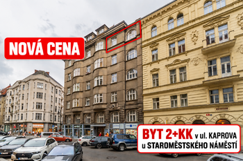 Pronájem bytu 2+kk v družstevním vlastnictví 58 m², Praha 1 - Staré Město