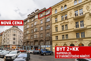 Pronájem bytu 2+kk v družstevním vlastnictví 58 m², Praha 1 - Staré Město