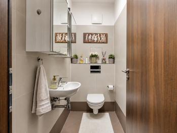Toaleta - Prodej bytu 3+kk v osobním vlastnictví 87 m², Praha 9 - Letňany