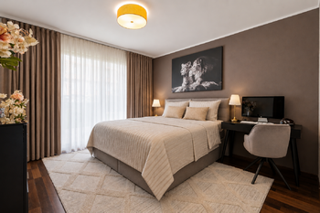 Ložnice - Prodej bytu 3+kk v osobním vlastnictví 87 m², Praha 9 - Letňany