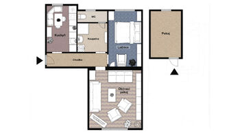 Prodej bytu 2+1 v osobním vlastnictví 59 m², Dubá