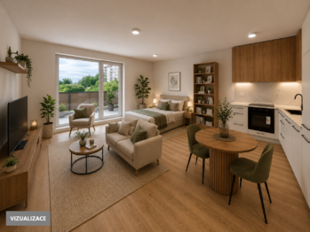 Pronájem bytu 1+kk v osobním vlastnictví 38 m², Třebíč
