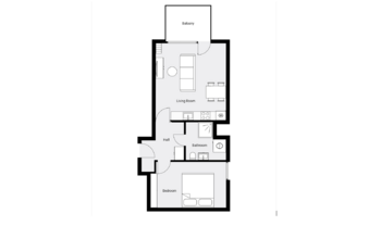 Pronájem bytu 2+kk v osobním vlastnictví 50 m², Praha 8 - Libeň