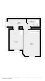 Plánek - Pronájem bytu 2+kk v osobním vlastnictví 40 m², Praha 2 - Nusle