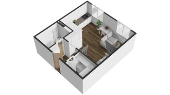 Pronájem bytu 1+kk v osobním vlastnictví 30 m², Klecany