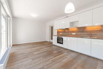 Kuchyňský kout - Pronájem bytu 2+kk v osobním vlastnictví 59 m², Praha 9 - Vysočany