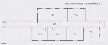 Pronájem kancelářských prostor 70 m², Kamenice