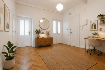 VIZUALIZACE VSTUPNÍ HALA - Pronájem bytu 3+kk v osobním vlastnictví 90 m², Praha 2 - Vinohrady