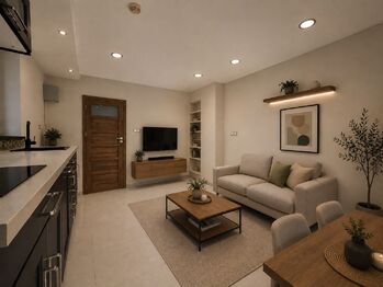 VIZUALIZACE - Pronájem bytu 2+1 v osobním vlastnictví 39 m², Zbrašín