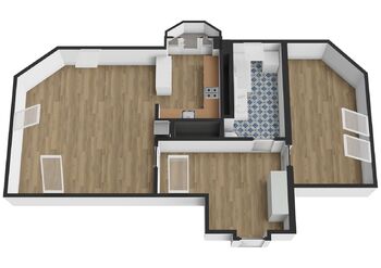 Pronájem bytu 2+kk v osobním vlastnictví 75 m², Tábor