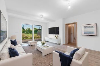 Obývací pokoj - vizualizace - Prodej domu 98 m², Čeladná