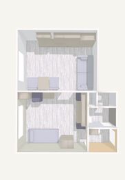 Prodej bytu 1+1 v osobním vlastnictví 39 m², Sušice