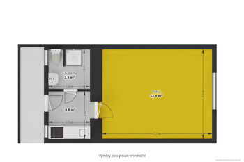 Prodej bytu 1+kk v osobním vlastnictví 32 m², Mladá Boleslav