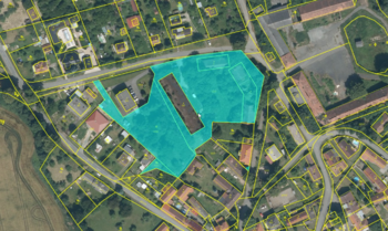 Prodej pozemku 9047 m², Soutice
