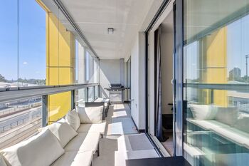 Lodžie - Pronájem bytu 2+kk v osobním vlastnictví 56 m², Praha 9 - Libeň