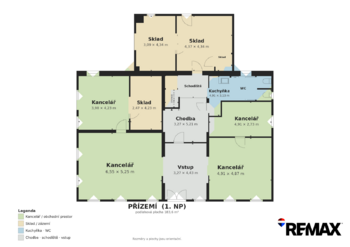 Prodej kancelářských prostor 470 m², Nový Bor