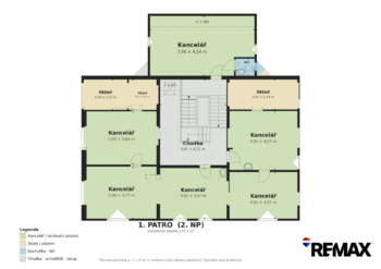 Prodej kancelářských prostor 470 m², Nový Bor