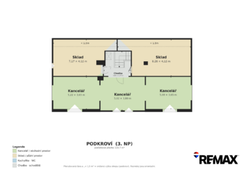 Prodej kancelářských prostor 470 m², Nový Bor