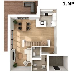 Prodej bytu 4+kk v osobním vlastnictví 149 m², Kly