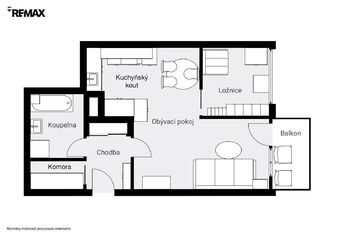 Prodej bytu 2+kk v osobním vlastnictví 42 m², Praha 10 - Hostivař