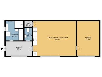 Pronájem bytu 2+kk v osobním vlastnictví 71 m², Plzeň