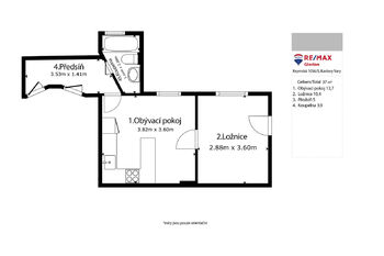 Prodej bytu 1+1 v osobním vlastnictví 37 m², Karlovy Vary