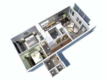 Pronájem bytu 3+kk v družstevním vlastnictví 80 m², Praha 5 - Motol