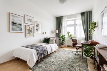 VIZUALIZACE pracovna - Prodej bytu 4+kk v osobním vlastnictví 116 m², Praha 9 - Libeň