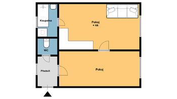 Pronájem bytu 2+kk v osobním vlastnictví 37 m², Plzeň